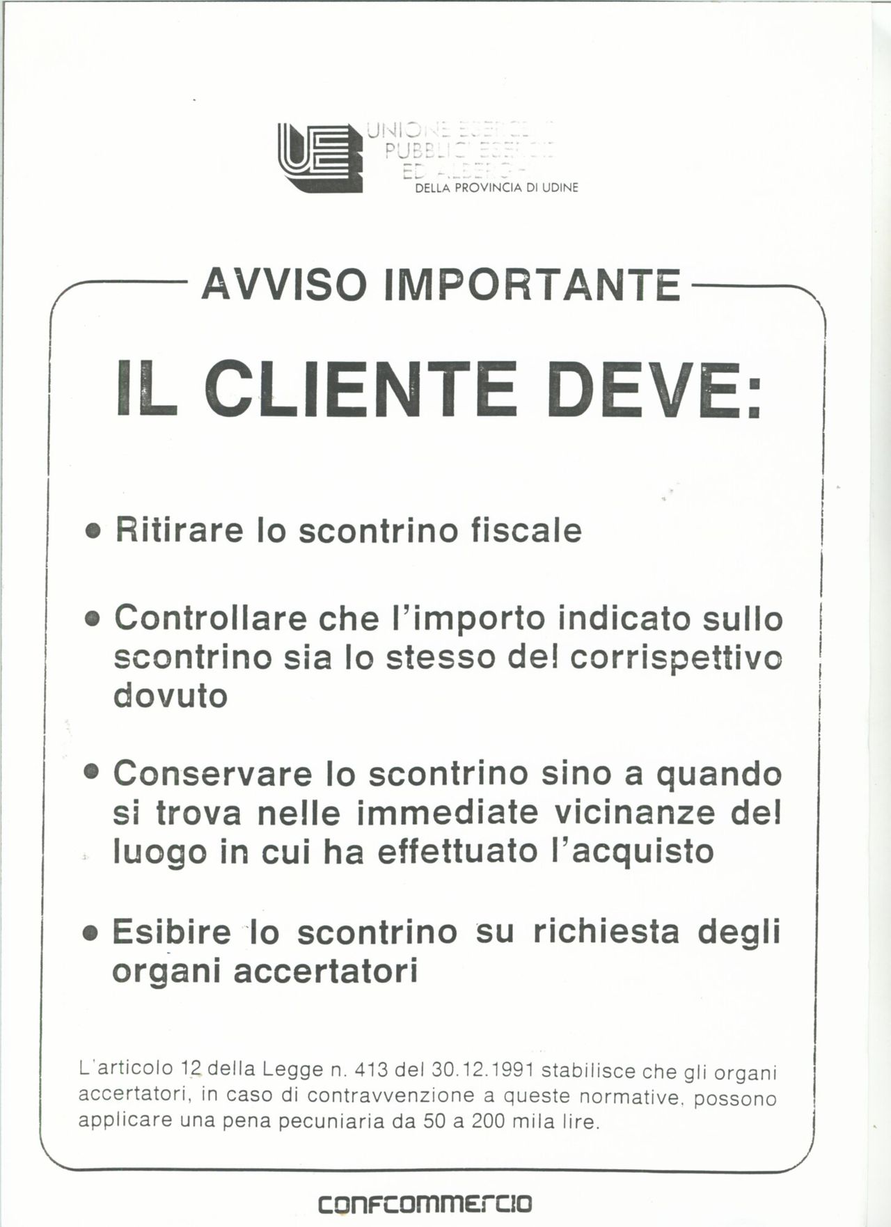 Unione Pubblici Esercenti della Provincia di Udine