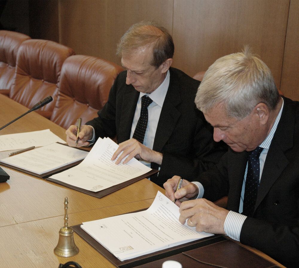 Firma protocollo Anci-Confcommercio