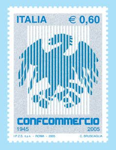 Francobollo 60° Anniversario Confcommercio