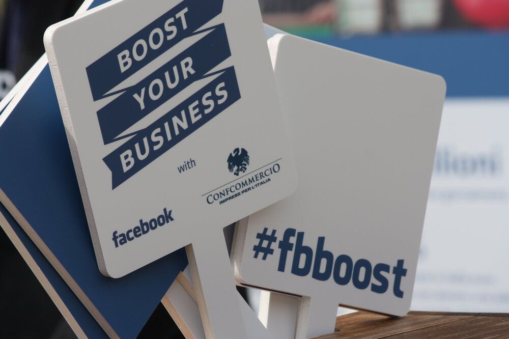 Gadget "Boost Your Business", iniziativa Confcommercio e Facebook