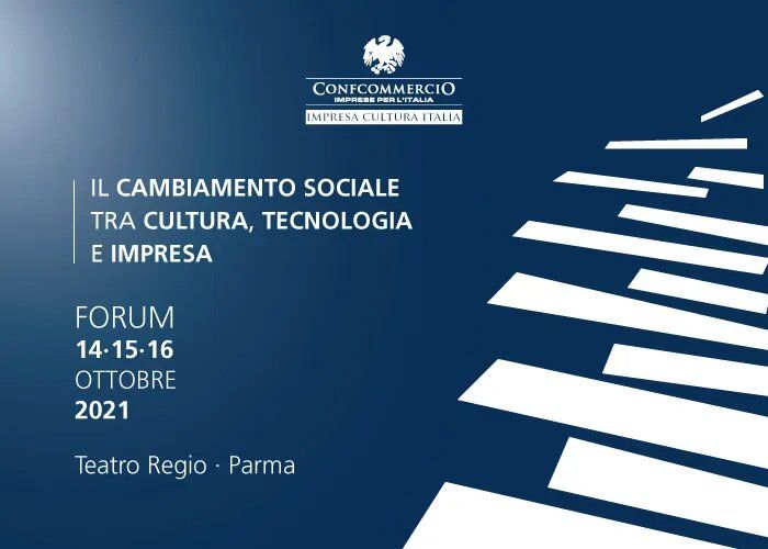 Banner Forum "Il cambiamento sociale tra cultura, tecnologia e impresa" 