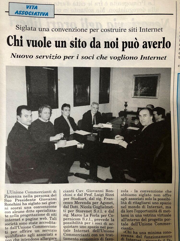 Unione Commercianti Piacenza: "Chi vuole un sito internet da noi può averlo. Nuovo servizio per i soci che vogliono internet"