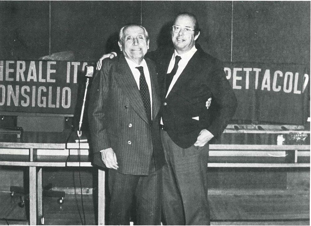 Italo Gemini e Franco Bruno, dirigenti AGIS 